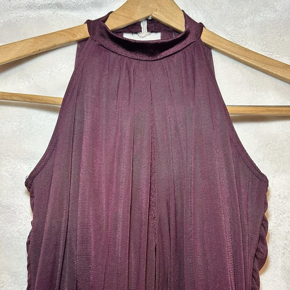 Weissman Balera Dance Costume 13083 Halter Neck‎ Ballet Dress Purple MA - Picture 4 of 9